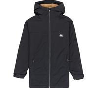 Quiksilver - Parka chaude et imperméable - Overcast 3K Youth Parka Black en Nylon - Taille Enfant 14 ans - Noir Noir 14 ans