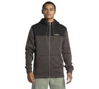 Quiksilver Polaire à Fermeture éclair Keller Block Zip Homme Marron M