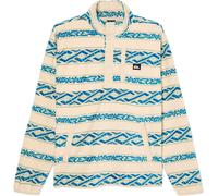 Quiksilver - Polaire chaude - No Destination Fleece Quik Life Stripe Peyote - Taille M - Beige Beige M