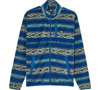 Quiksilver - Polaire chaude - No Destination Full Zip Fleece Quik Life Stripe Dark Denim - Taille L - Bleu Bleu L