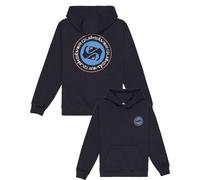 Quiksilver - Polaire en coton biologique - Graphic Hoodie Youth Dark Navy en Coton - Taille Enfant 10 ans Navy 10 ans