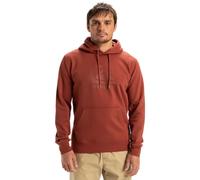 Sweat à capuche Quiksilver Comp Logo rouge foncé - XL