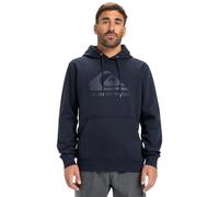 Quiksilver Pull en Polaire COMP Logo Hoodie Homme Noir S