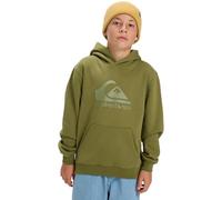 Quiksilver Pull en Polaire COMP Logo Hoodie Kids Garçon 8-16 Ans Vert 12