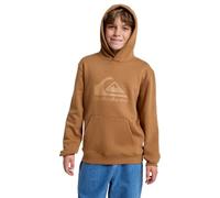 Quiksilver Pull en Polaire COMP Logo Hoodie Youth Garçon 8-16 Ans Marron
