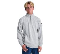 Quiksilver Pull en Polaire Keller 1/4 Zip Homme Gris M
