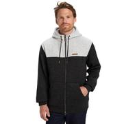 Quiksilver Pull en Polaire Keller Block Zip Homme Noir XL
