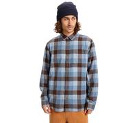 Quiksilver - Motherfly Plaid L/S Shirt - Chemise - M - china blue / motherfly check