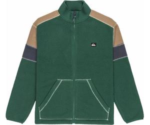 Quiksilver - Pull polaire zippé - Clean Coast Block Full Zip Fleece Trekking Green pour Homme - Taille M - Vert Vert M