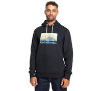 Quiksilver QS Gradient Mountains Hoodie Sweatshirt, Black, S Men's