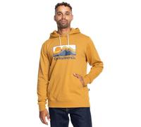 Quiksilver QS Gradient Mountains Hoodie Sweatshirt, Bone Brown, L Men's
