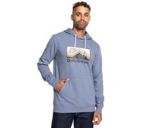 Quiksilver QS Gradient Mountains Hoodie Sweatshirt, Flint Stone, XS Men's