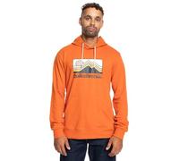 Quiksilver QS Gradient Mountains Hoodie Sweatshirt, Gold Flame, XL Men's