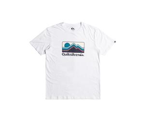 Quiksilver QS Gradient Mountains SS T-Shirt, Blanc, XS Homme