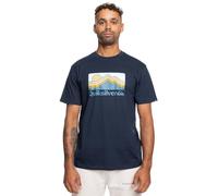 Quiksilver QS Gradient Mountains SS T-Shirt, Blue, S Men's