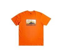 Quiksilver QS Gradient Mountains SS T-Shirt, Brown, S Men's
