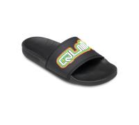 Quiksilver - Rivi - Claquettes homme Black / Rasta - 47