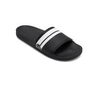 Quiksilver Rivi Slide, Sandales Bout Ouvert Homme, Noir/Blanc, 45 EU