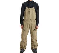 Quiksilver - Salopette de snowboard stretch en GORE-TEX - Altostratus Gore-Tex Bib Fallen Rock pour Homme - Taille L - Marron Marron L