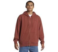 Quiksilver Salt Water Zip Hoodie Sweatshirt, Henna, XL Men's
