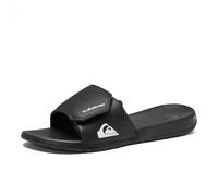 Quiksilver Sandales à bout ouvert Bright Coast Adjust pour homme, Noir, blanc, noir., 46 EU