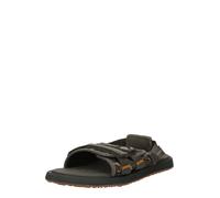 QUIKSILVER Sandales de randonnée 'Monkey Caged' beige / brun foncé / vert foncé / orange, Taille 39