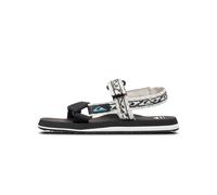 QUIKSILVER Sandales 'Monkey Caged' noir / blanc, Taille 47