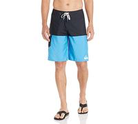 Quiksilver Short de Bain pour Homme Everyday 21 Board Combinaison modèle Court, Noir/Bleu, 44