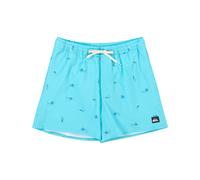 Quiksilver - Short de bain - Stretch Printed Volley 16 Aqua Spaced Out pour Homme - Taille S - Bleu Bleu S
