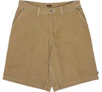 Quiksilver - Short urbain en coton délavé - Mercury Carpenter Short Elmwood pour Homme en Coton - Taille 40 - Marron Marron 40