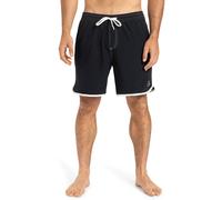 QUIKSILVER Shorts de bain 'Original Scallop 17' noir / blanc, Taille XS