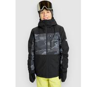 Quiksilver Side Hit Printed Jacket Noir 14 Years Garçon
