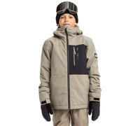 Quiksilver - Veste de ski/snowboard - Side Hit Solid Youth Jacket Fallen Rock - Taille Enfant 10 ans - Beige Beige 10 ans