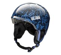 Quiksilver Slush Sport Helmet Garçon, Rock and Roll True Black, L/XL