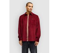 Quiksilver Smoke Trail Cord Chemise rouge XS