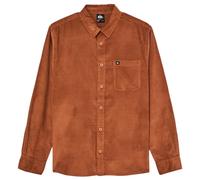 Quiksilver Smoke Trail Cord Long Sleeve Shirt Marron 2XL Homme