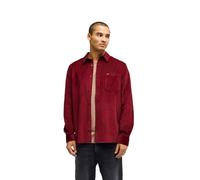 Quiksilver Smoke Trail Cord - Langärmliges Hemd - M - Rot