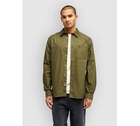 Quiksilver Smoke Trail Oxford Chemise vert XS