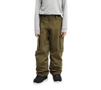 Quiksilver - Pantalon de snowboard ample - Snow Down Cargo Youth Pant Grape Leaf - Taille Enfant 10 ans - Kaki Kaki 10 ans