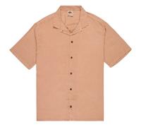 Quiksilver - Chemise en coton biologique et chanvre - Sunrise SS Shirt Tobacco Brown pour Homme en Coton - Taille S - Marron Marron S