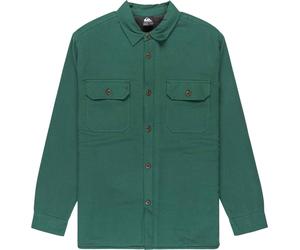 Quiksilver - Sur-chemise à doublure polaire - Husson Sherpa Shirt Trekking Green pour Homme en Coton - Taille M - Vert Vert M