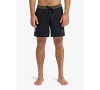 Quiksilver - Short de bain - Surfsilk Nomad Volley 17 Boardshort Black pour Homme - Taille L - Noir Noir L