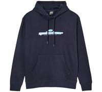 Quiksilver - Sweat en coton recyclé - Salt Water Slacker Hoodie Dark Navy pour Homme en Coton - Taille M Navy M
