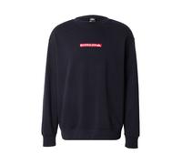 QUIKSILVER Sweat de sport 'DNA CREW' rouge clair / noir / blanc, Taille M