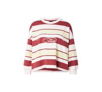 QUIKSILVER Sweat-shirt 'BRIGHTCW' rouille / jaune pastel / blanc naturel, Taille XL
