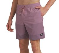 Quiksilver Swimwear Regular Fit Stretchable Comfort Liner Maillot de Bain, Motif rayé - Rose poudré, Medium Homme