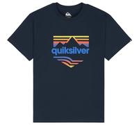 Quiksilver T-shirt EV Horizon Fade manches courtes bleu marine et orange - S