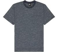 Quiksilver T-shirt Lopaz Striped S/S Pocket – rayé, poche – L – dark navy lopaz stripes
