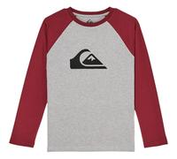 T-shirt manches longues enfant Quiksilver EV Comp Raglan Rouge 12 ans