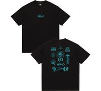 Quiksilver - T-shirt en coton bio - Pto Welcome All SS Tee Black pour Homme en Coton - Taille M - Noir Noir M